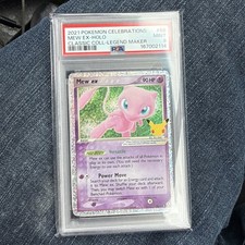2021 Pokemon Celebrations Mew ex #88/92 Classic Collection PSA 9 MINT picture