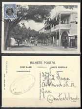Moçambique MOZAMBIQUE BEIRA CIRCULATED COVER TO GERMANY 1925 PRIVATE CANCEL picture