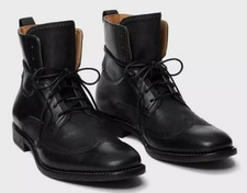 JOHN VARVATOS Boot Shoe Mens ( Size 11 - Made Italy ) Reg $1,000 Sale $449 picture