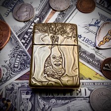 Zippo “Pennywise the Clown” It Movie (1990) themed Brass Armor Cigarette Lighter picture