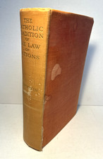 Rare 1935 HC: The Catholic Tradition of The Law of Nations by John Eppstein picture