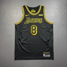 100% Authentic Kobe Bryant Nike Lakers Lore Series Black Mamba City Jersey 52 XL picture