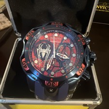 Invicta Reserve Venom Marvell Spiderman 54mm Swiss Ronda Chronograph RARE 50715 picture