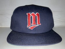 Vtg Minnesota Twins Snapback Hat Cap 80s 90s deadstock MLB baseball kirby picture