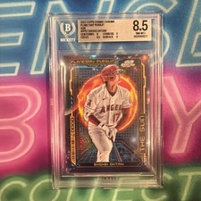 2023 Topps Cosmic Chrome - Planetary Pursuit Shohei Ohtani #PPS-7 Sun BGS 8.5 picture