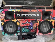 Bumpboxx Freestyle V3S Bluetooth Boombox FM USB Graffiti W/Accessories & Mic picture