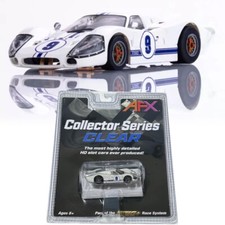 AFX 22078 Mega G+ Ford GT40 Mark IV #9 White HO Slot Race Car picture