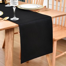 Farmhouse Dining Table Runner Rustic Dresser Scarf Washable Holiday Home Decor picture