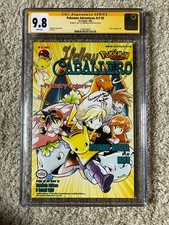 POKEMON yellow caballero 2002 #18 VIZ MEDIA comic veronica taylor signed CGC 9.8 picture