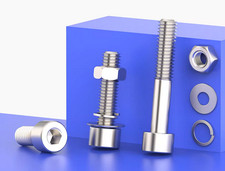 Head Hex Socket Cap Head Screws Allen Bolts Nut Washer Set 201 Stainless Steel picture