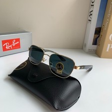 Ray-Ban Scuderia Ferrari Sunglasses Gold Frame G-15 Lens Carbon Fiber Temple picture