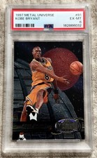 1997-98 Skybox Metal Universe - Kobe Bryant #81 Iconic Card - Graded PSA 6 EX-MT picture