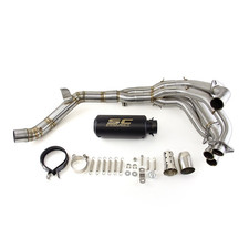 For Kawasaki Z900 2017-2025 Full Exhaust System Header Link Pipe Muffler Slip On picture