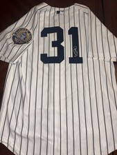 ICHIRO SUZUKI AUTOGRAPHED 2013 NEW YORK YANKEES MITCHELL & NESS JERSEY SIZE M picture