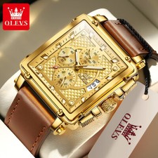 OLEVS New Luxury Men's Watches Quartz Watch Waterproof Luminous Wristwatches picture
