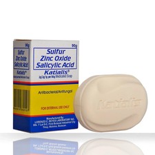 KATIALIS SOAP - Pack of 6 - Sulfur Zinc Oxide Salicylic Acid 90g picture