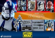 Hot Toys 501 Battalion Clone Trooper Deluxe Star Wars Clone Wars figure TMS023 picture