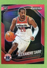 2024-25 Panini Prizm Black - Alexandre Sarr, Alexandre Sarr #46 Red Prizm /299 picture