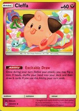 Pokémon TCG Cleffa #131/214 SM - Unbroken Bonds NM picture