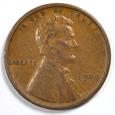 1909 VDB Lincoln Wheat Cent Extremely Fine (XF) Details picture