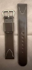 NOS Vintage Jacoby Bender JB 16mm Brown Shell Cordovan Leather Watch Strap picture