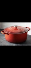 ~LeCreuset*NEW* 7.25Qt Signature Round French Dutch Oven - Cerise, Red Color… picture