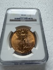 MS 65 NGC 1928 $20 Saint-Gaudens Gold Double Eagle Coin picture