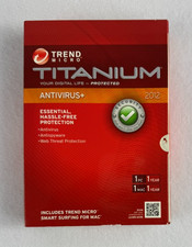 Trend Micro Titanium Antivirus+ 2012 PC & Mac 1 Year (Sealed) picture