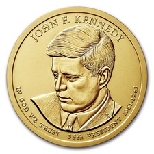 2015-D John F. Kennedy Presidential Dollar BU picture