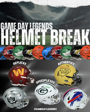 Full Size Helmet Divisional Break (No Win Guaranteed) Game Day Legends picture