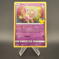 Mew 011/025 Celebrations Holo Rare Pokemon 2021 picture