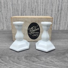 Tiara Milk White Glass Mini Miniature Small 3