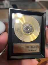Vinyl Certified Mini  Brands “Hit After Hit” Gold Record Black Frame picture