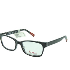 Love Ellen Degeneres Riverside BLKTT Black Tortoise Eyeglass Frame 52 17 140 picture