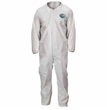 QTY 25 LAKELAND White TYVEK Set Sleeve Coverall Collar No Elastic CTL01412 4XL picture