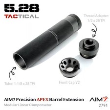 AIM7 Precision APEX-1228C Modular Linear Compensator Muzzle Brake 1/2x28 223 556 picture