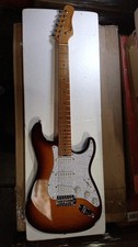 Used KGD Black-Brown Gloss Electric Guitar, SSS Single Tremolo, picture