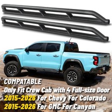 Rock Slider Running Boards Rock Guards For 2015-2026 Colorado / Canyon Crew Cab picture