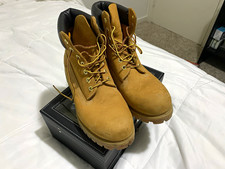 Timberland Premium 6-Inch Waterproof Boots Wheat 10061 Men’s 9.5 M picture