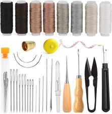 Upholstery Repair Sewing Kit Heavy Duty Sewing Kit with Awl Thread for Shoes Bag picture
