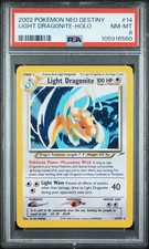 Pokemon Company Light Dragonite 14/105 Neo Destiny Holo PSA 8 2002 picture