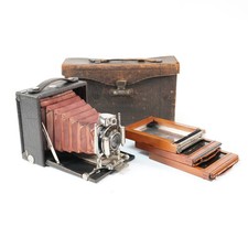 Antique The Premo folding camera with case and frames picture