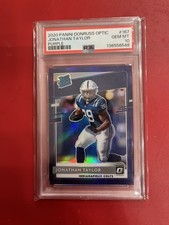 2020 Panini  Optic Purple Jonathan Taylor Rated Rookie  43/50 PSA 10 Gem Mint picture