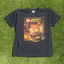 RARE LEGO Indiana Jones Original Adventures Graphic Tee 🧱🔥 picture