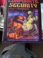Shadowrun Corporate Security Handbook RPG Cyberpunk Crime Fantasy picture