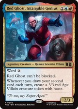 x1 Red Ghost, Intangible Genius R MTG Commander: Marvel Super Heroes M/NM, Engli picture