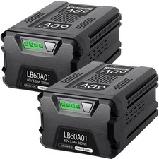 2X 60V 5.0Ah for Greenworks Pro 60V Max Li-Ion Battery LB60A00 LB60A02 LB60A03 picture