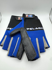 PELAGIC Battle Fishing Gloves Royal Blue L/XL NEW Without Tags Offshore picture