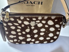 Coach Nolita 19 with Deer Print CDW35 IMBMC Haircalf & Leather Gold Hardware picture