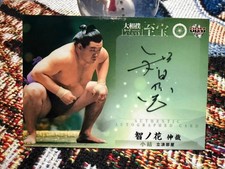 Sumo Legend Chinohana Autograph Card 14/60 BBM Sports Trading Card New picture